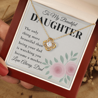 Load image into Gallery viewer, Gift For Daughter- Only Thing More Beautiful - Infinity Knot Necklace
