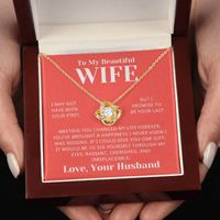 Load image into Gallery viewer, Gift For Wife - Promise to be your last - Love Knot Necklace
