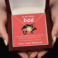 Load image into Gallery viewer, Gift For Your Trophy Doe - Easily The Best - Love Knot Necklace
