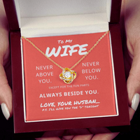 Load image into Gallery viewer, Gift For Wife - Always Beside You (P.S. The ‘D&#39; Tonight) - Love Knot Necklace
