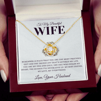Load image into Gallery viewer, Gift for Wife - You are my one and only - Love Knot Necklace
