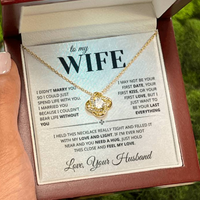 Load image into Gallery viewer, Be Your Last Everything-Love Knot Necklace
