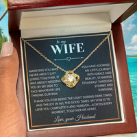 Load image into Gallery viewer, Grace and Beauty-Love Knot Necklace
