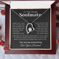 Load image into Gallery viewer, Gift For Your Soulmate - You Are My Everything - Forever Love Necklace
