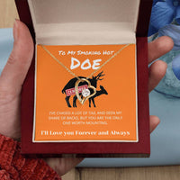 Load image into Gallery viewer, Gift For Your Soulmate - Only One Worth Mounting - Forever Love Necklace
