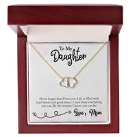 Load image into Gallery viewer, For My Daughter - Learn From Everything You Can - Everlasting Love Necklace

