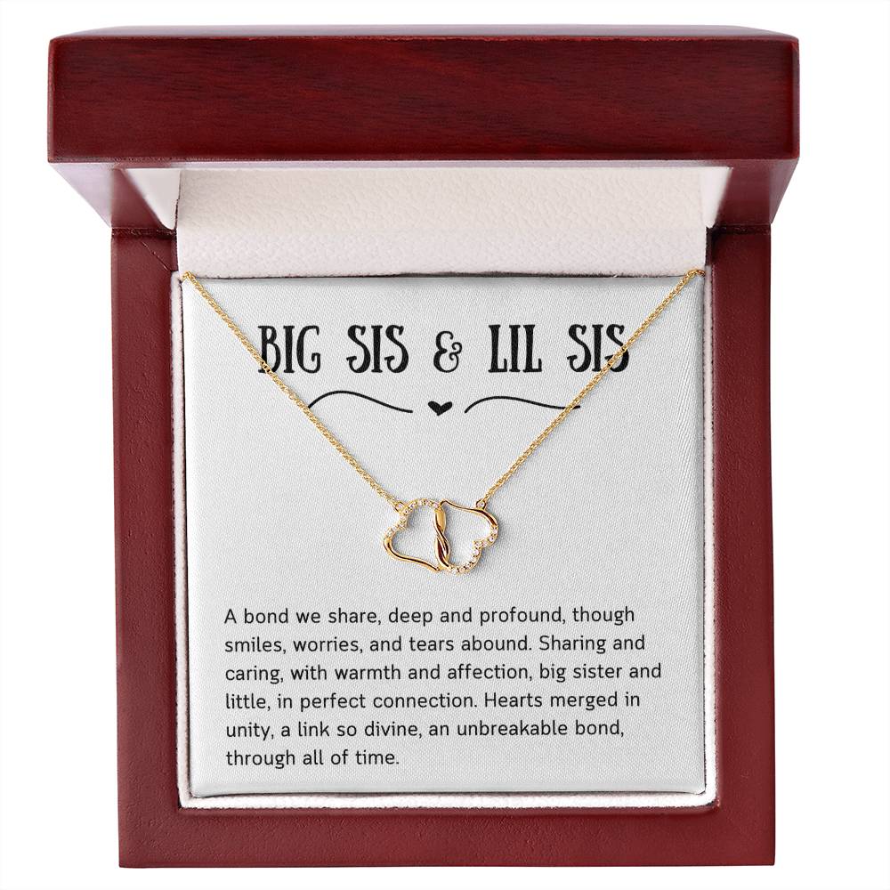 For Sister- Hearts in Unity-Everlasting Love Necklace (NB)