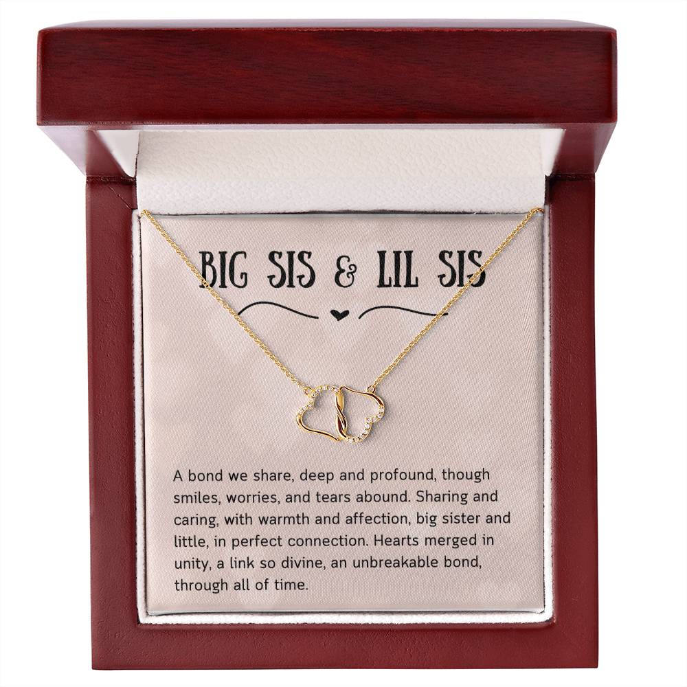 For Sister- Hearts in Unity-Everlasting Love Necklace