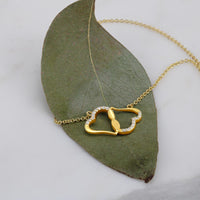 Load image into Gallery viewer, For Sister- Hearts in Unity-Everlasting Love Necklace (NB)
