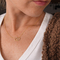 Load image into Gallery viewer, For Sister- Hearts in Unity-Everlasting Love Necklace (NB)

