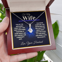 Load image into Gallery viewer, She Does The Impossilble Necklace - Gift For Wife
