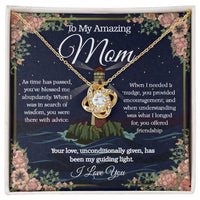 Load image into Gallery viewer, For My Mom - My Guiding Light - Love Knot Necklace
