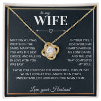 Load image into Gallery viewer, Written in the Stars-Love Knot Necklace
