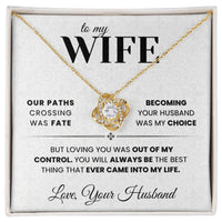 Load image into Gallery viewer, Our Paths Crossing Was Fate-Love Knot Necklace
