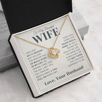 Load image into Gallery viewer, Gift For Wife - The Day I Met You -  Infinity Knot Necklace
