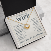 Load image into Gallery viewer, Gift For Wife - My Heart is Always With you - Infinity Knot Necklace
