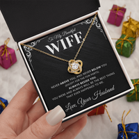 Load image into Gallery viewer, Gift For Wife - Always Beside you: Best thing that ever happened to me - Infinity Knot Necklace
