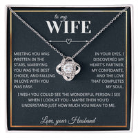 Load image into Gallery viewer, Written in the Stars-Love Knot Necklace
