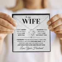 Load image into Gallery viewer, Cant Live Without You-Love Knot Necklace
