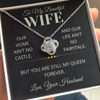 Load image into Gallery viewer, Gift For Wife &quot;Still My Queen Forever&quot; Infintiy Knot Necklace
