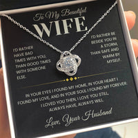 Load image into Gallery viewer, Gift For Wife "Always Have, Always Will" Infintiy Knot Necklace
