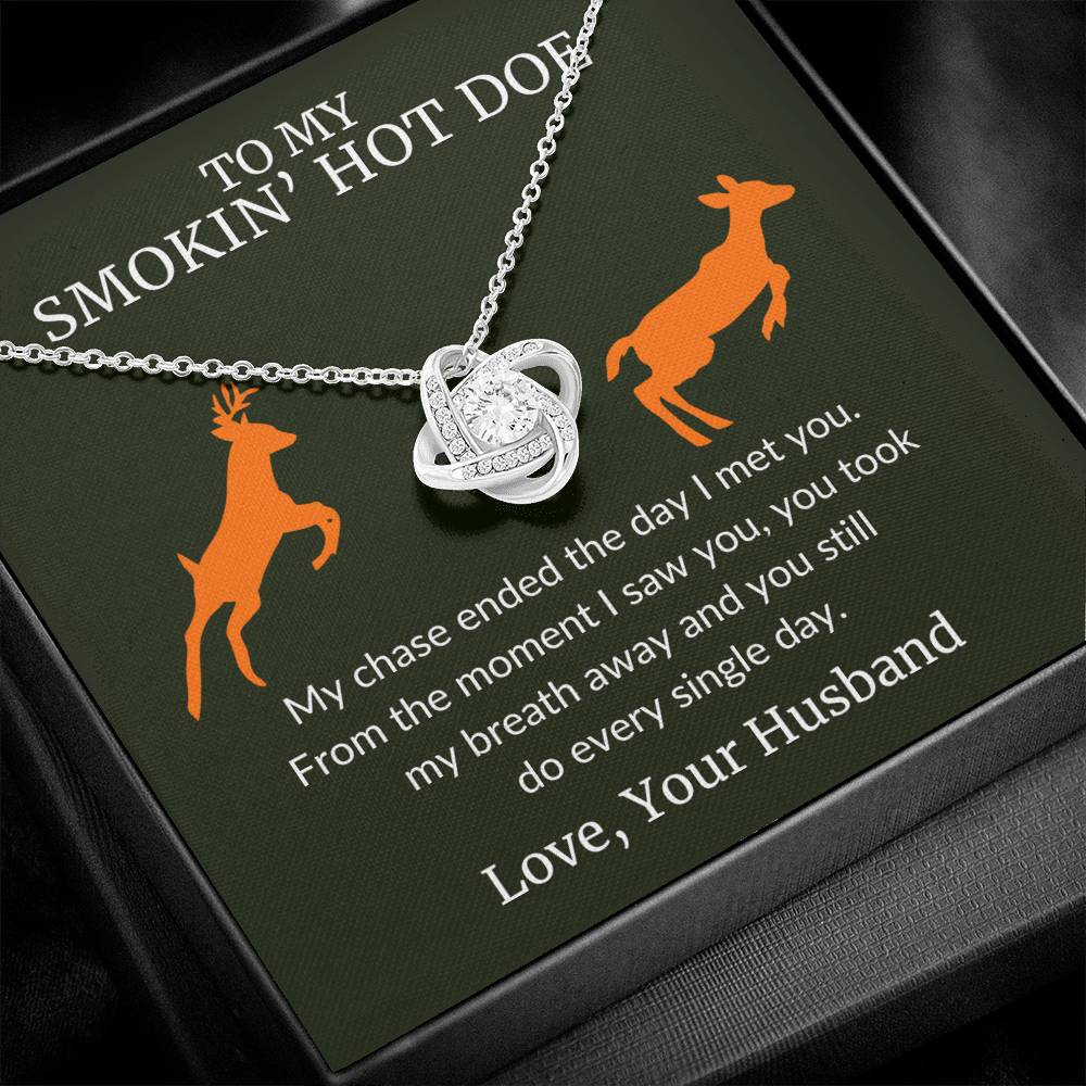 My Chase Ended The Day I Met You - Infintiy Knot Necklace