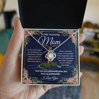 Load image into Gallery viewer, For My Mom - My Guiding Light - Love Knot Necklace
