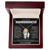 Load image into Gallery viewer, Gift for Granddaughter - Most Beautiful Chapters - Infinity Knot Necklace
