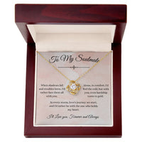 Load image into Gallery viewer, To My Soulmate-The One Who Holds my Heart-Love Knot Necklace
