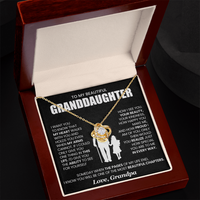 Load image into Gallery viewer, Gift for Granddaughter - Most Beautiful Chapters - Infinity Knot Necklace
