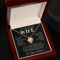 Load image into Gallery viewer, Gift For Wife &quot;Best Thing that Ever Happened to Me&quot; Infinity Knot Necklace
