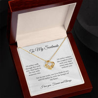 Load image into Gallery viewer, To My Soulmate-Keeper of My Heart-Love Knot Necklace

