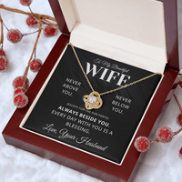 Load image into Gallery viewer, Gift for Wife - Every Day with you is a Blessing - Infinity Knot Knecklace
