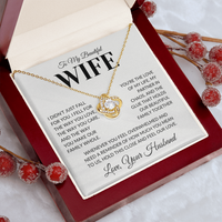 Load image into Gallery viewer, Gift For Wife - Fell For the Way You Love - Infinity Knot Necklace
