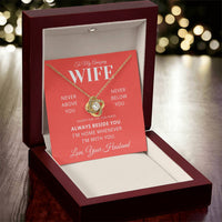 Load image into Gallery viewer, Gift For Wife - Beside you-Home - Love Knot Necklace
