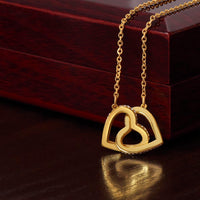 Load image into Gallery viewer, For Sister- Hearts in Unity- Interlocking Hearts Necklace (NB)
