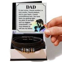 Load image into Gallery viewer, For My Dad - Pillar of Strength - Love You Forever Bracelet

