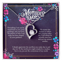 Load image into Gallery viewer, For My Mom- Appreciate the Sacrifices- Forever Love Necklace

