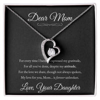 Load image into Gallery viewer, For Mom- Love Unbroken- Forever Love Necklace
