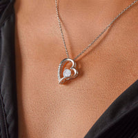 Load image into Gallery viewer, Gift For Your Soulmate - Only One Worth Mounting - Forever Love Necklace
