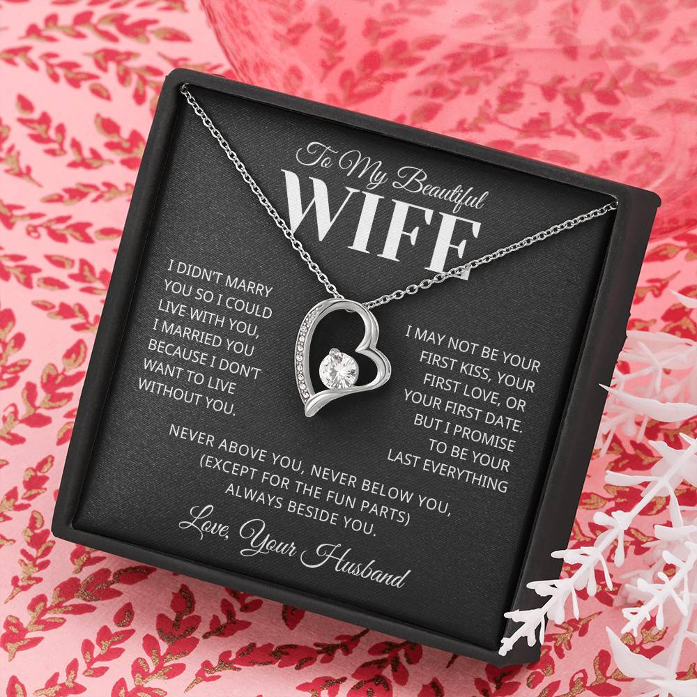 Gift For Wife - Always Beside you- Forever Love Necklace