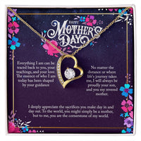 Load image into Gallery viewer, For My Mom- Appreciate the Sacrifices- Forever Love Necklace
