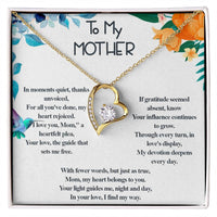Load image into Gallery viewer, To My Mom - Guide That Sets Me Free- Forever Love Necklace
