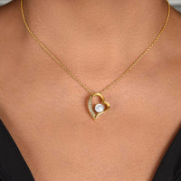Load image into Gallery viewer, Gift For Your Soulmate - Only One Worth Mounting - Forever Love Necklace

