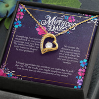 Load image into Gallery viewer, For My Mom- Appreciate the Sacrifices- Forever Love Necklace
