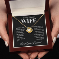 Load image into Gallery viewer, Gift For Wife - Love you Even More - Infinity Knot Necklace
