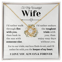 Load image into Gallery viewer, Keeper of My Heart Necklace - Love Knot Necklace - Bard Jewelry
