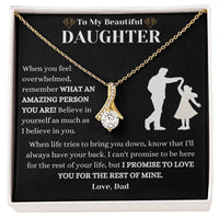 Load image into Gallery viewer, To My Amazing Daughter - Alluring Beauty Necklace - Bard Jewelry
