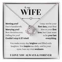 Load image into Gallery viewer, Your Last Everything - Love Knot Necklace - Bard Jewelry
