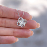 Load image into Gallery viewer, Gift For Wife - Heart Feels So Blessed - Infinity Knot Necklace - Bard Jewelry
